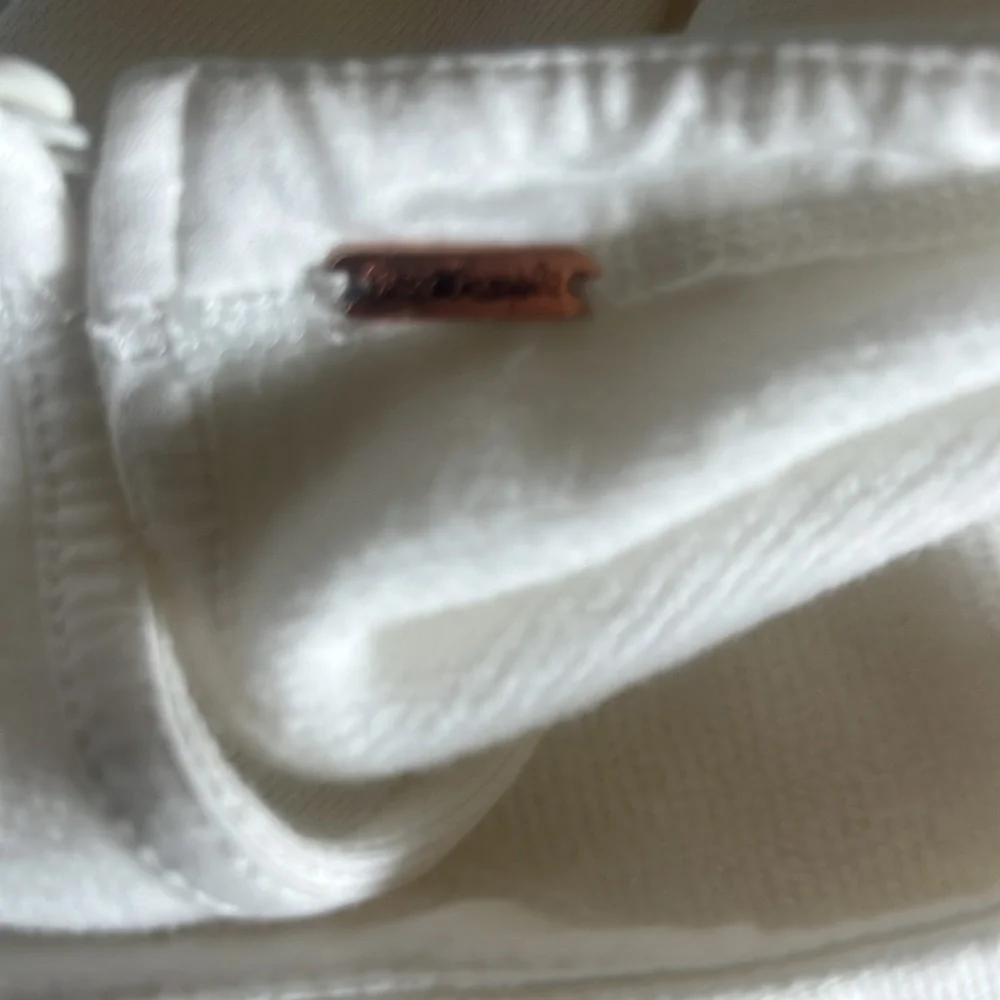 Free People White Britt‎ Cut out cotton cloth casual dress size medium